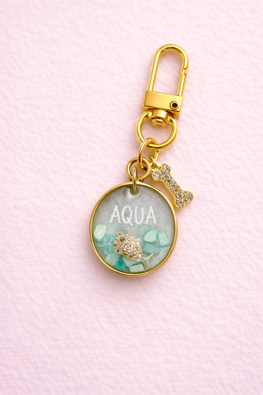 Plaquita Ovalada Aqua